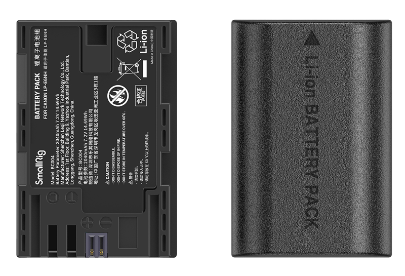 SmallRig 3821 LP-E6NH Battery & Charger Kit - 3