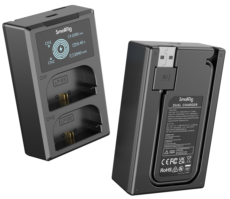 SmallRig 3821 LP-E6NH Battery & Charger Kit - 4
