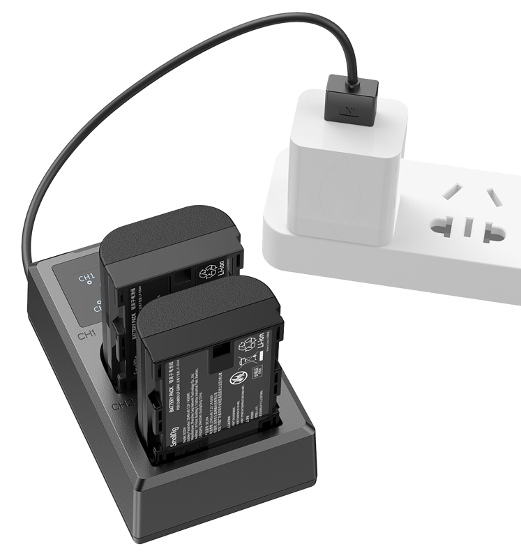 SmallRig 3821 LP-E6NH Battery & Charger Kit - 6