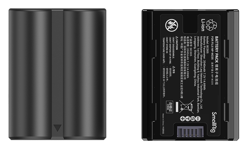 SmallRig 3822 NP-W235 Battery & Charger Kit - 3