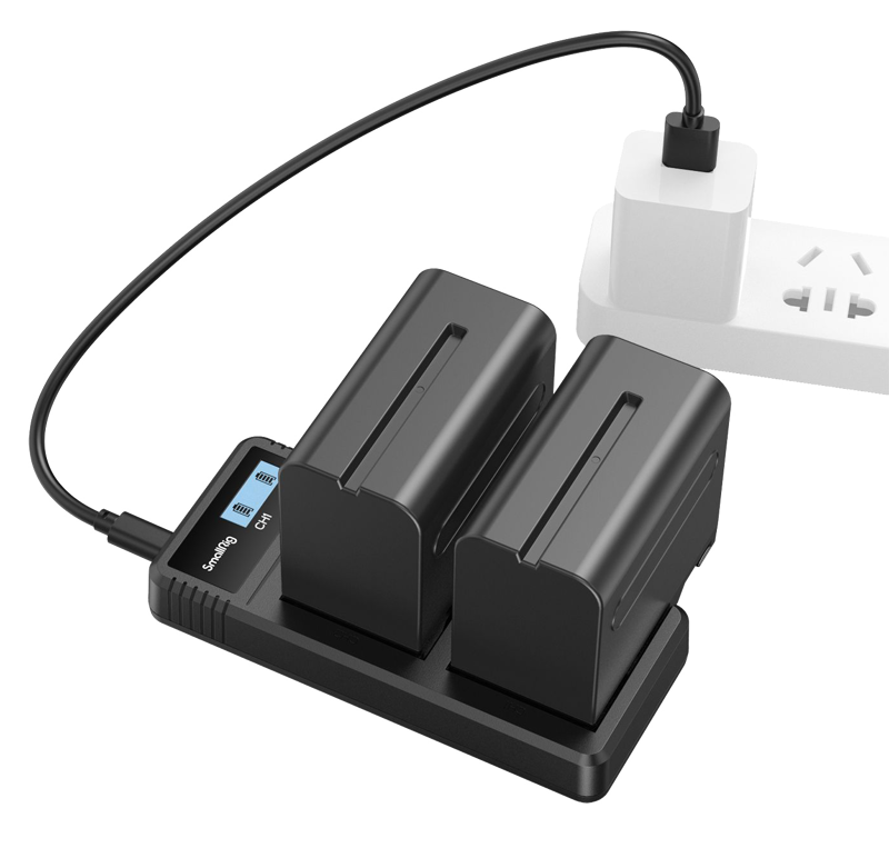 SmallRig 3823 NP-F970 Battery & Charger Kit - 2