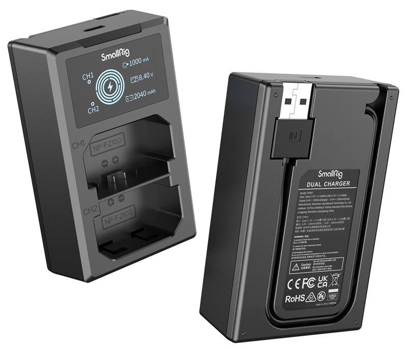 SmallRig 3824 NP-FZ100 Battery & Charger Kit - 4