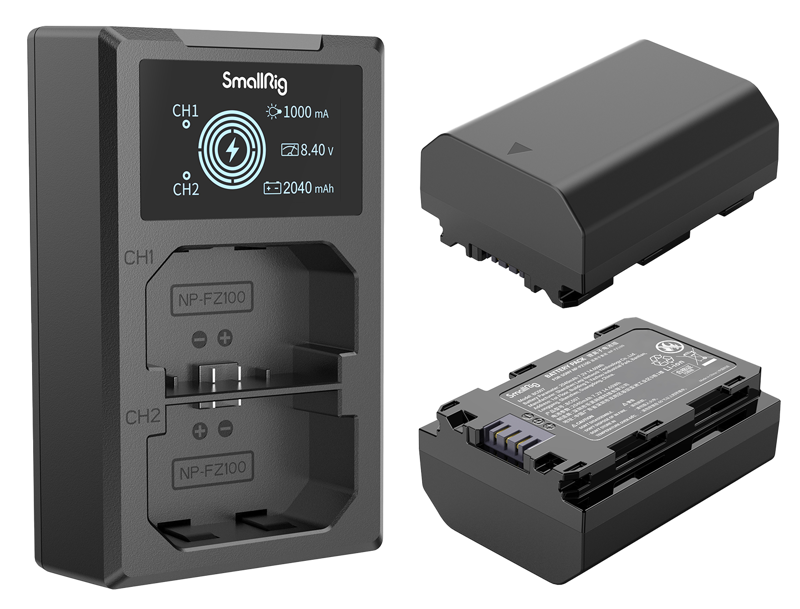 SmallRig 3824 NP-FZ100 Battery & Charger Kit - 2
