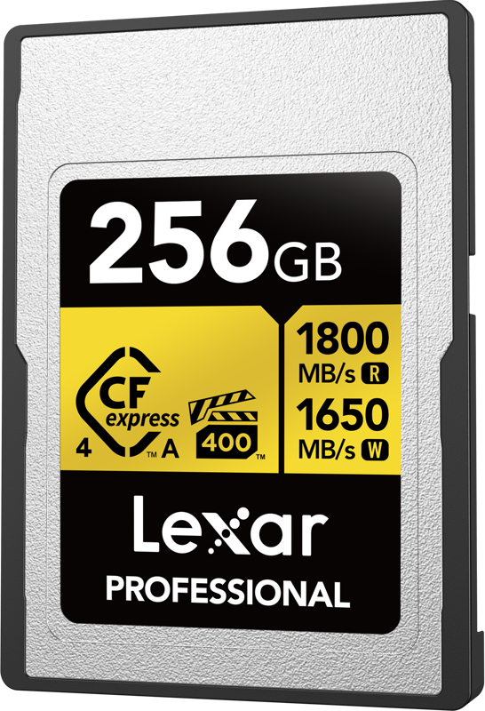 Lexar CFexpress 4.0 Pro Gold, VPG400/IP68, R1800/W1650 (Type A) 256GB - 2
