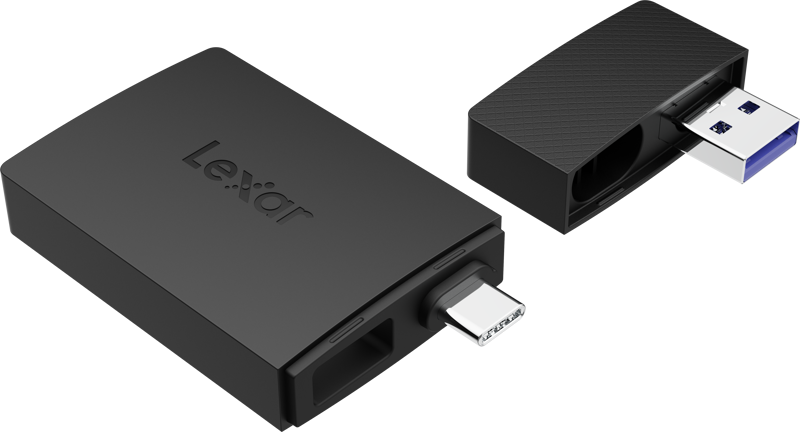 Lexar Cardreader microSD/SD I Dual Slot USB-A/C  microSD Card USB 3.1 Reader, up to 255MB/s read - 15