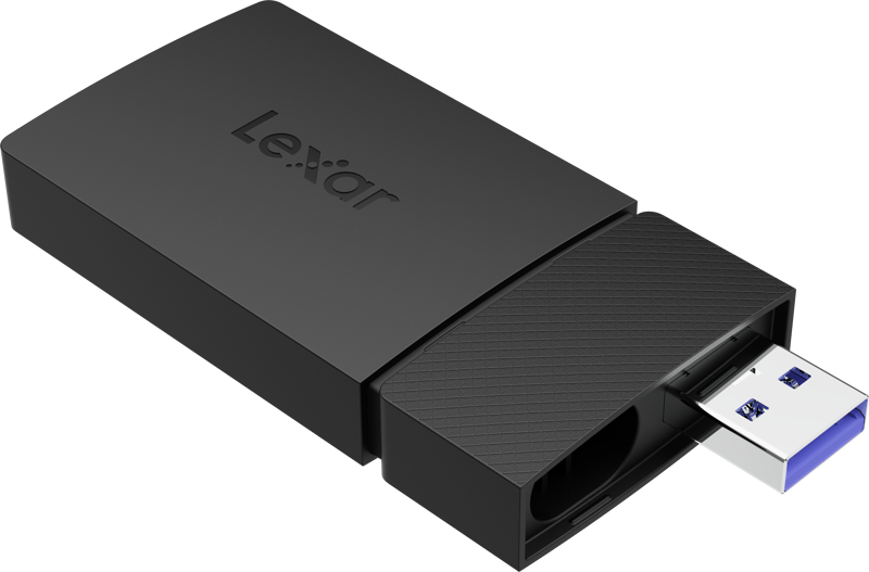 Lexar Cardreader microSD/SD I Dual Slot USB-A/C  microSD Card USB 3.1 Reader, up to 255MB/s read - 6