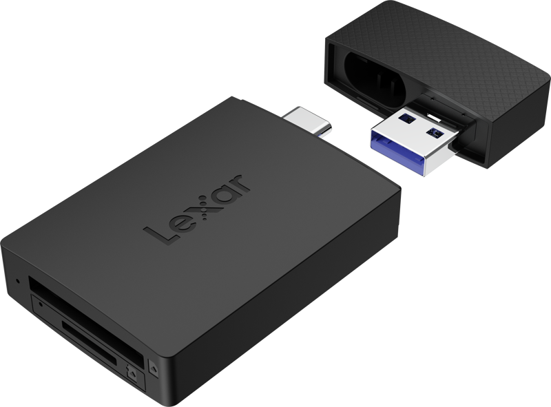 Lexar Cardreader microSD/SD I Dual Slot USB-A/C  microSD Card USB 3.1 Reader, up to 255MB/s read - 13