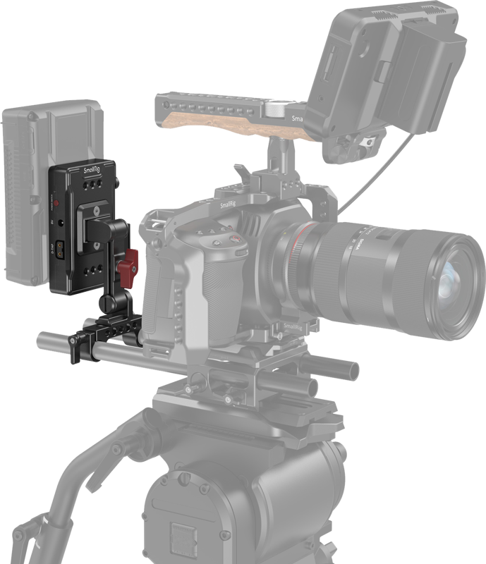 SmallRig 3499 Battery Adapter Plate V-Mount (Basic Version) With Extension Arm - 5