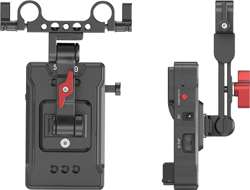 SmallRig 3499 Battery Adapter Plate V-Mount (Basic Version) With Extension Arm - 3