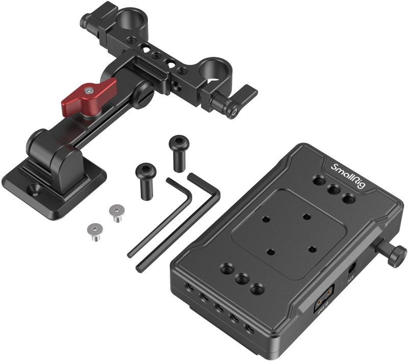 SmallRig 3499 Battery Adapter Plate V-Mount (Basic Version) With Extension Arm - 2