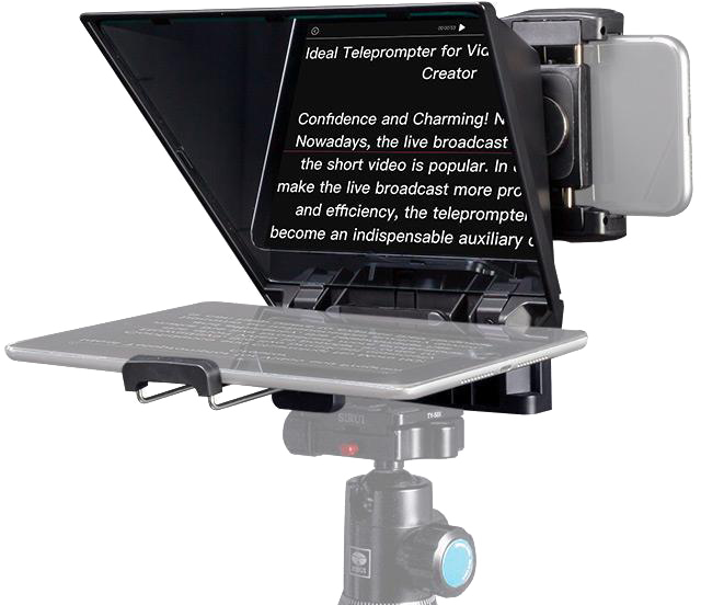 Feelworld TP2A Portable Teleprompter for Smartphone & DSLR