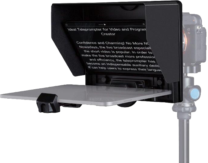 Feelworld TP10 Teleprompter DSLR, supports up to 11"""" tablet – för filmskapare
