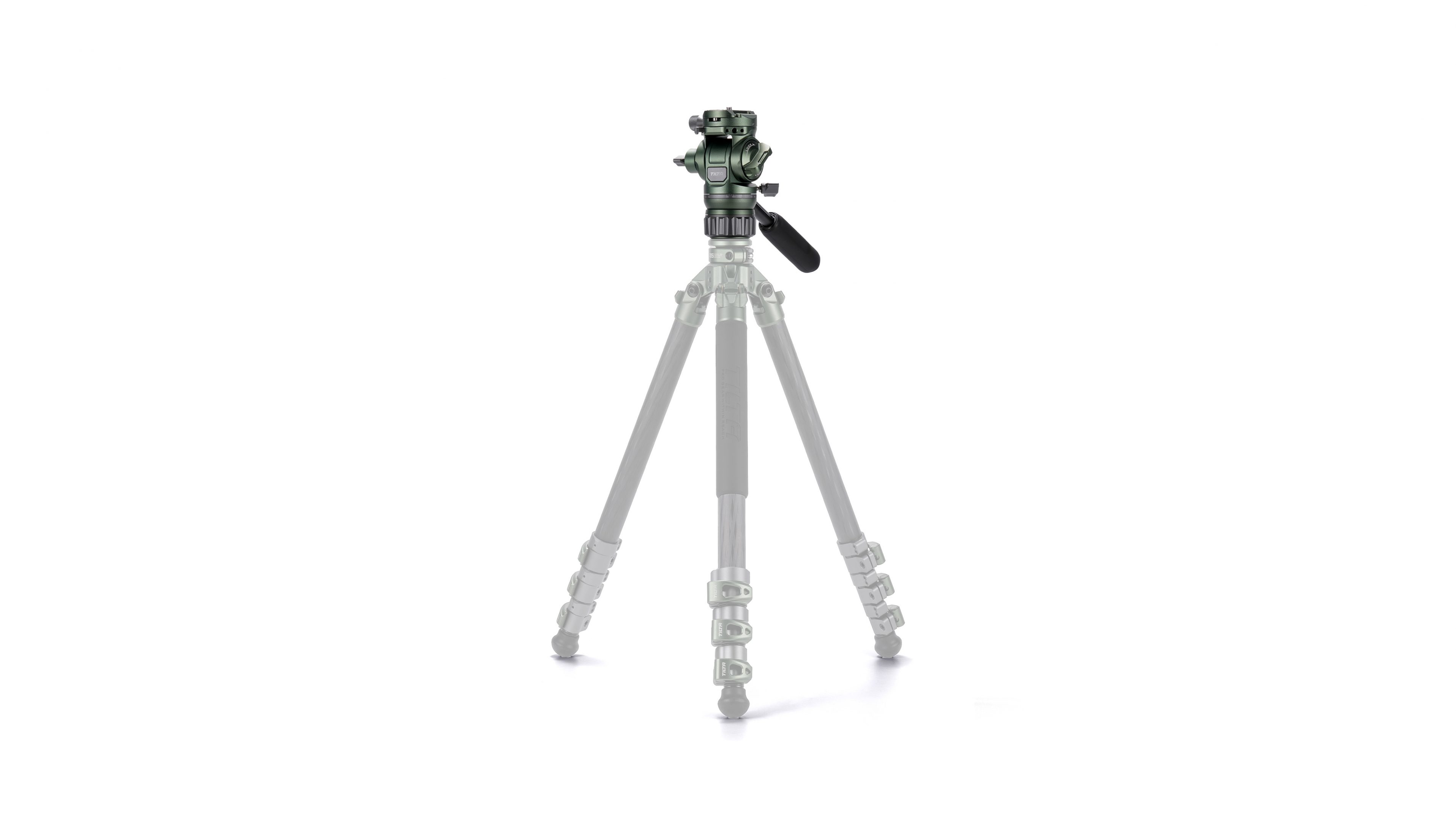 Tilta Travel Video Fluid Head with Flat Base (5KG) - Forest Green - 14