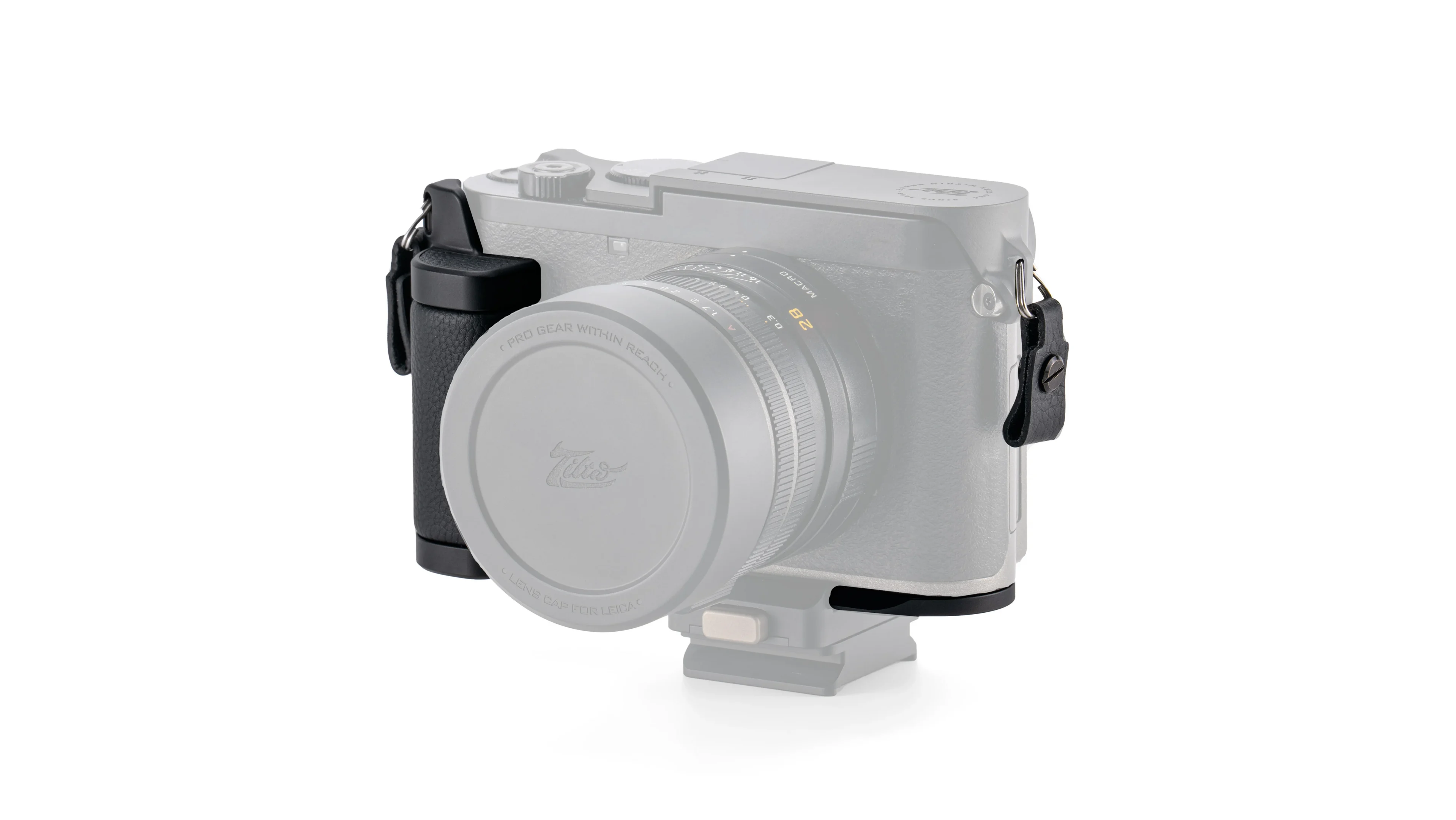 Tilta Mounting Baseplate with Leather Grip for Leica Q3 - Black - 4