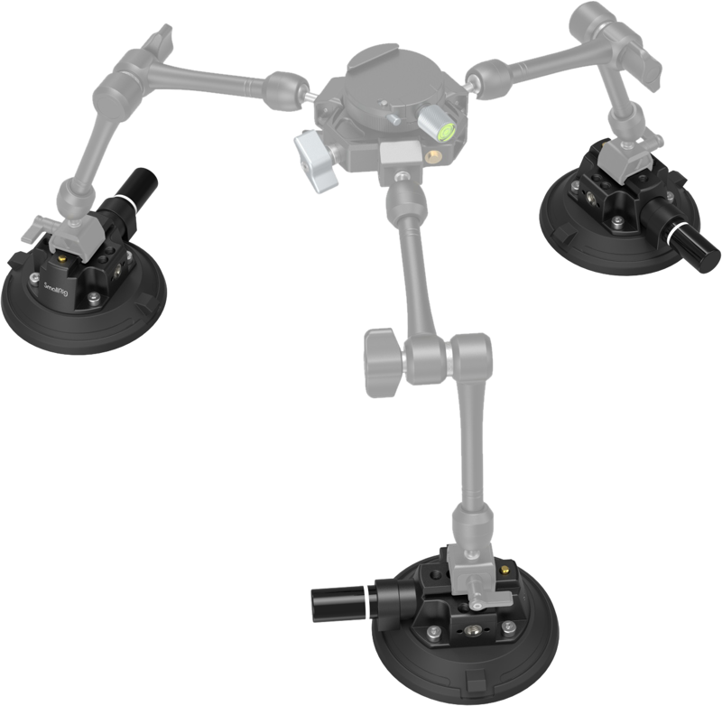 SmallRig 4122 Suction Cup 4" with camera mount - 2