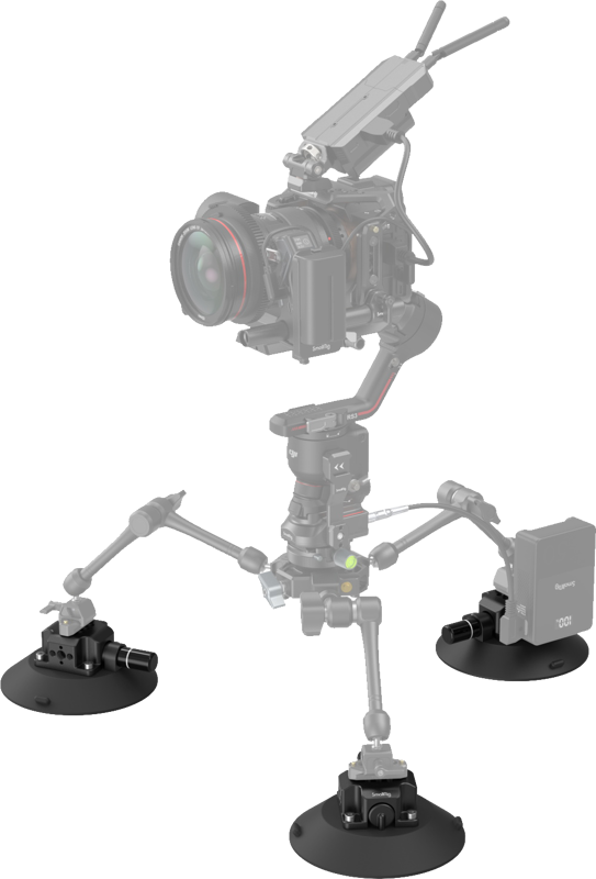 SmallRig 4114 Suction Cup 6" with camera mount - 5