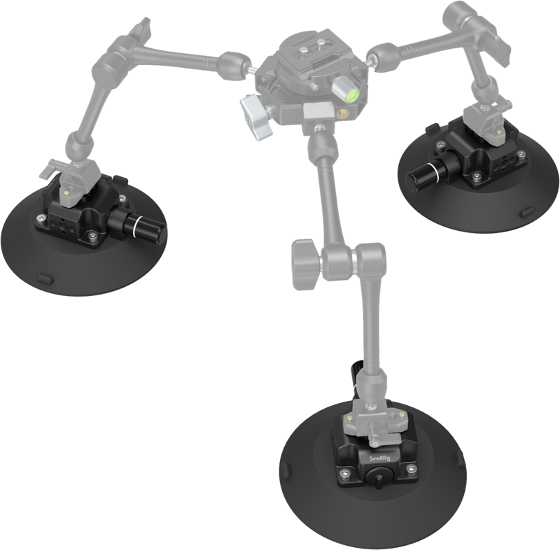SmallRig 4114 Suction Cup 6" with camera mount - 2