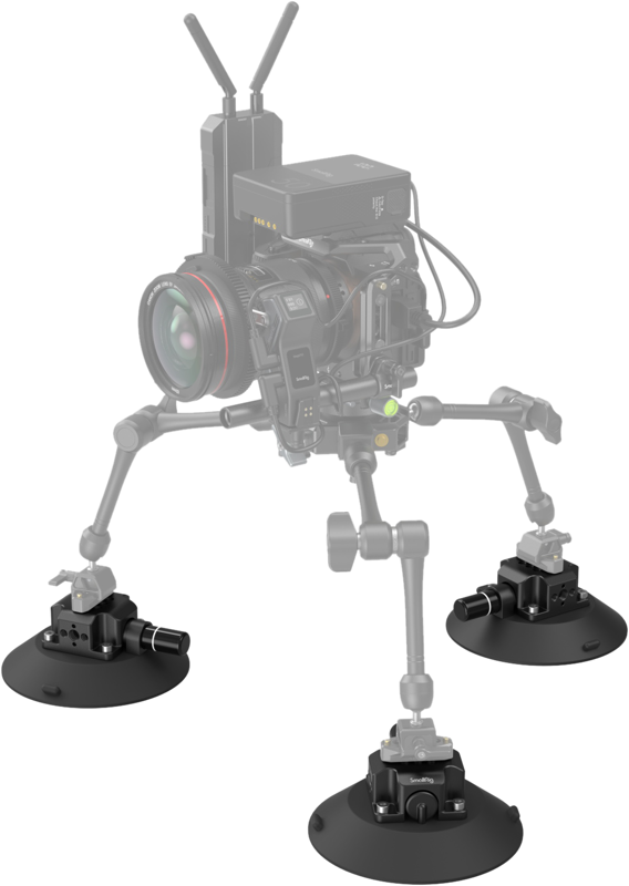 SmallRig 4114 Suction Cup 6" with camera mount - 4