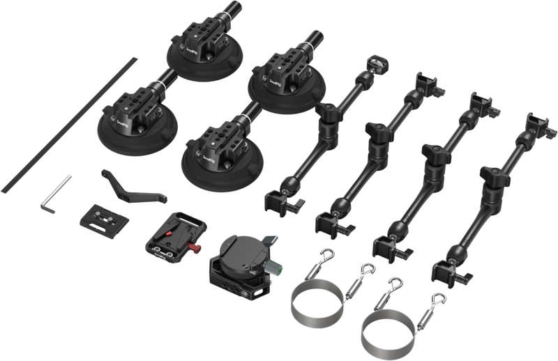 SmallRig 3565 All-in-One 4-Arm Suction Cup Camera Mount Kit for Vehicle Shooting SC-15K - 2