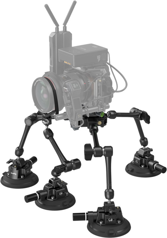 SmallRig 3565 All-in-One 4-Arm Suction Cup Camera Mount Kit for Vehicle Shooting SC-15K - 3