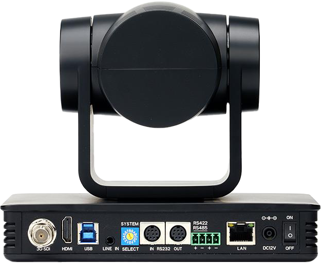 Feelworld UHD4K12X Simultaneous 3G-SDI/HDMI/USB/IP Live Streaming PTZ Camera with 12X Optical Zoom - 3