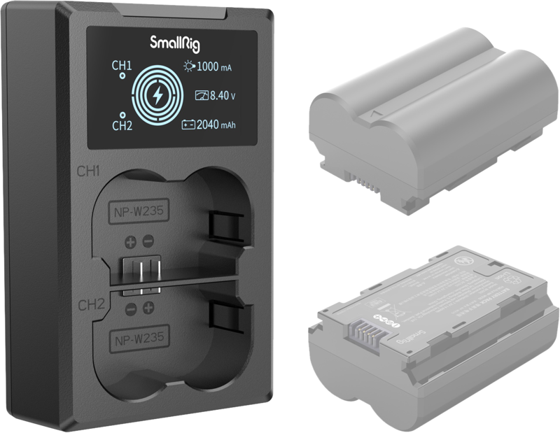 SmallRig 4085 Battery Charger For NP-W235 Batteries - 2