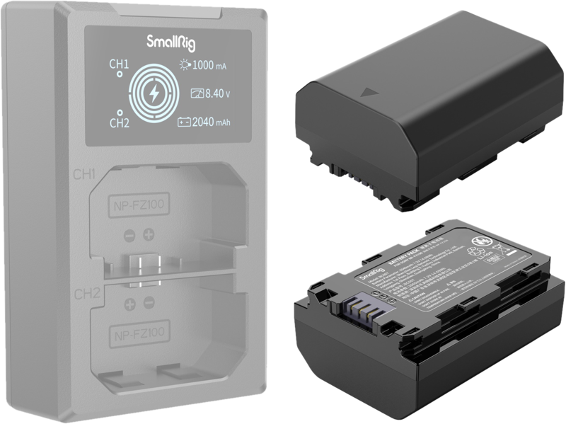 SmallRig 4074 Camera Battery NP-FZ100 - 2