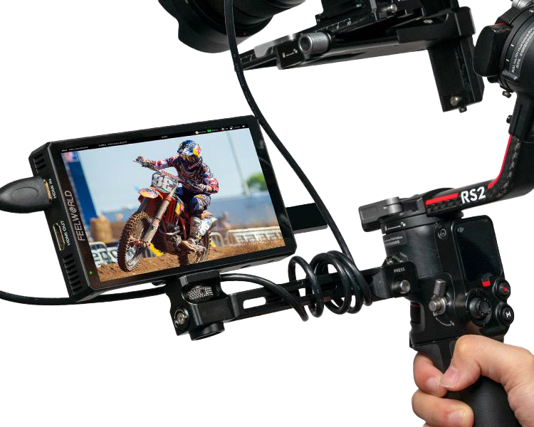 Feelworld Monitor CUT6S 6"""" recording monitor w. SDI - 2