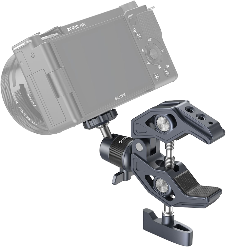 SmallRig 4102 Super Clamp with 360 Ballhead Mount for Action Cameras - 4