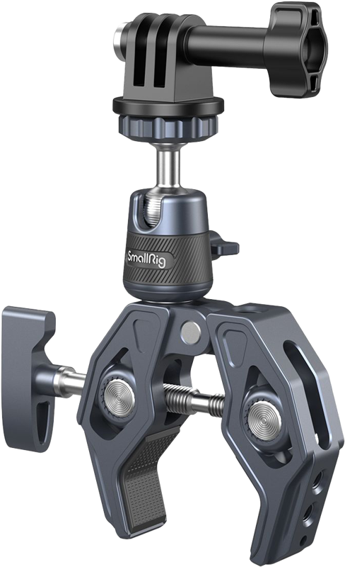 SmallRig 4102 Super Clamp with 360 Ballhead Mount for Action Cameras - 2