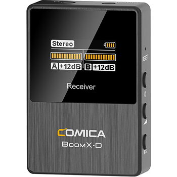 Comica Audio BoomX-D D2 Ultracompact 2-Person Digital Wireless Microphone System 