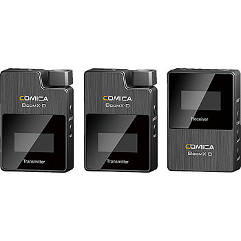 Comica Audio BoomX-D D2 Ultracompact 2-Person Digital Wireless Microphone System 