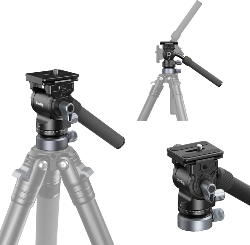SmallRig 4170 Video Head CH20 with Leveling Base - 4