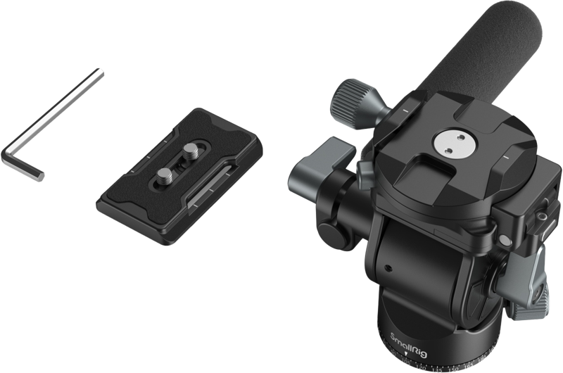 SmallRig 4104 Video Head with Mount Plate for Vertical Shooting - 2