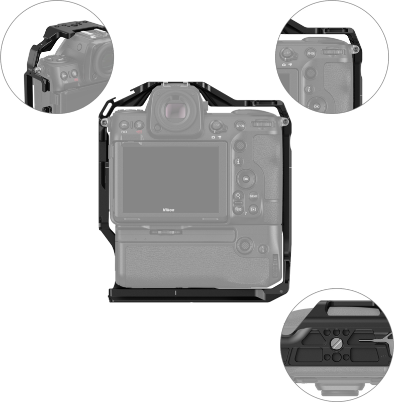 SmallRig 3982 Cage for Nikon Z 8 with MB-N12 Battery Grip - 3