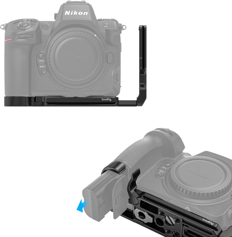 SmallRig 3942 L-Shape Mount Plate For Nikon Z 8 - 3