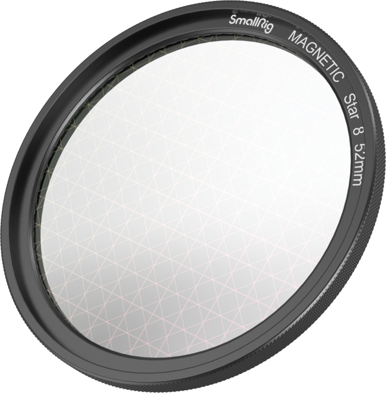 SmallRig 4218 MagEase Magnetic Star-Cross Filter Kit (8 Points) 52mm
