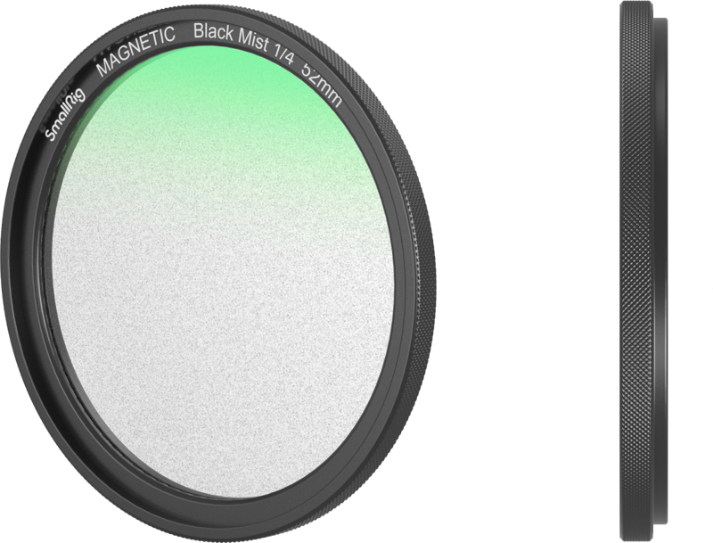 SmallRig 4217 MagEase Magnetic 1/4 Effect Black Mist Filter Kit (52mm) - 2