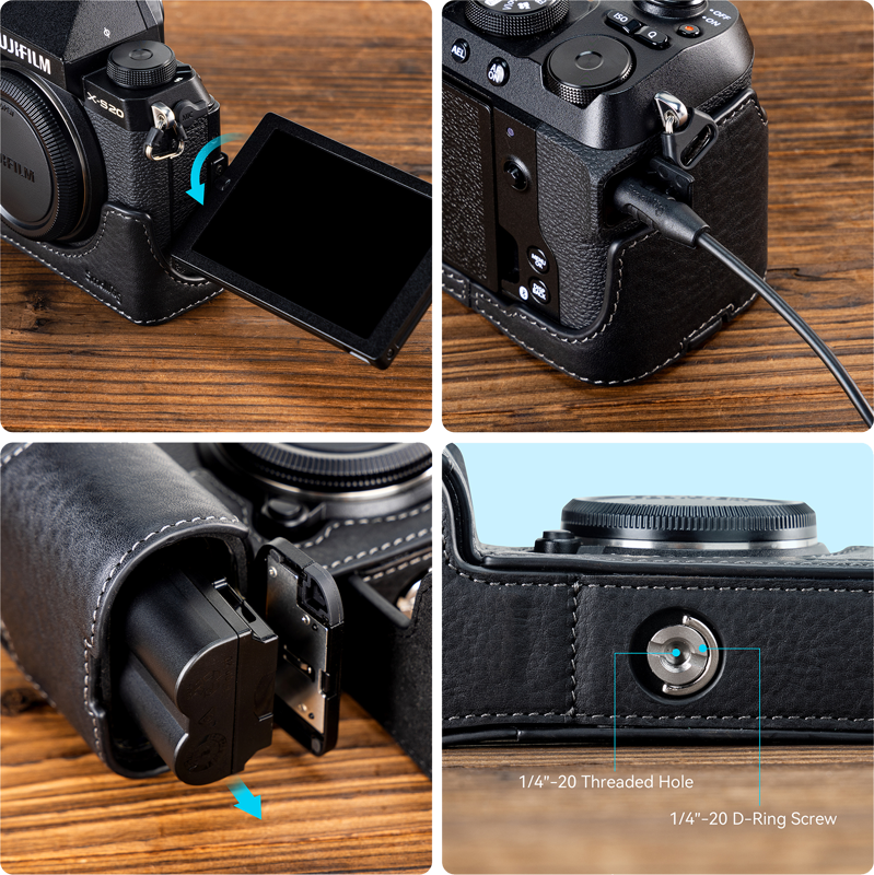 SmallRig 4232 Camera Leather Case for Fujifilm X-S20 - 4