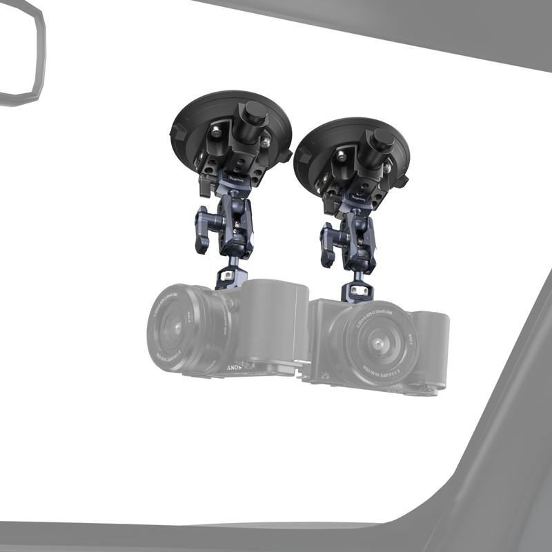 SmallRig 4236 4" Suction Cup Camera Mounting Support Kit for Vehicle Shooting - 4