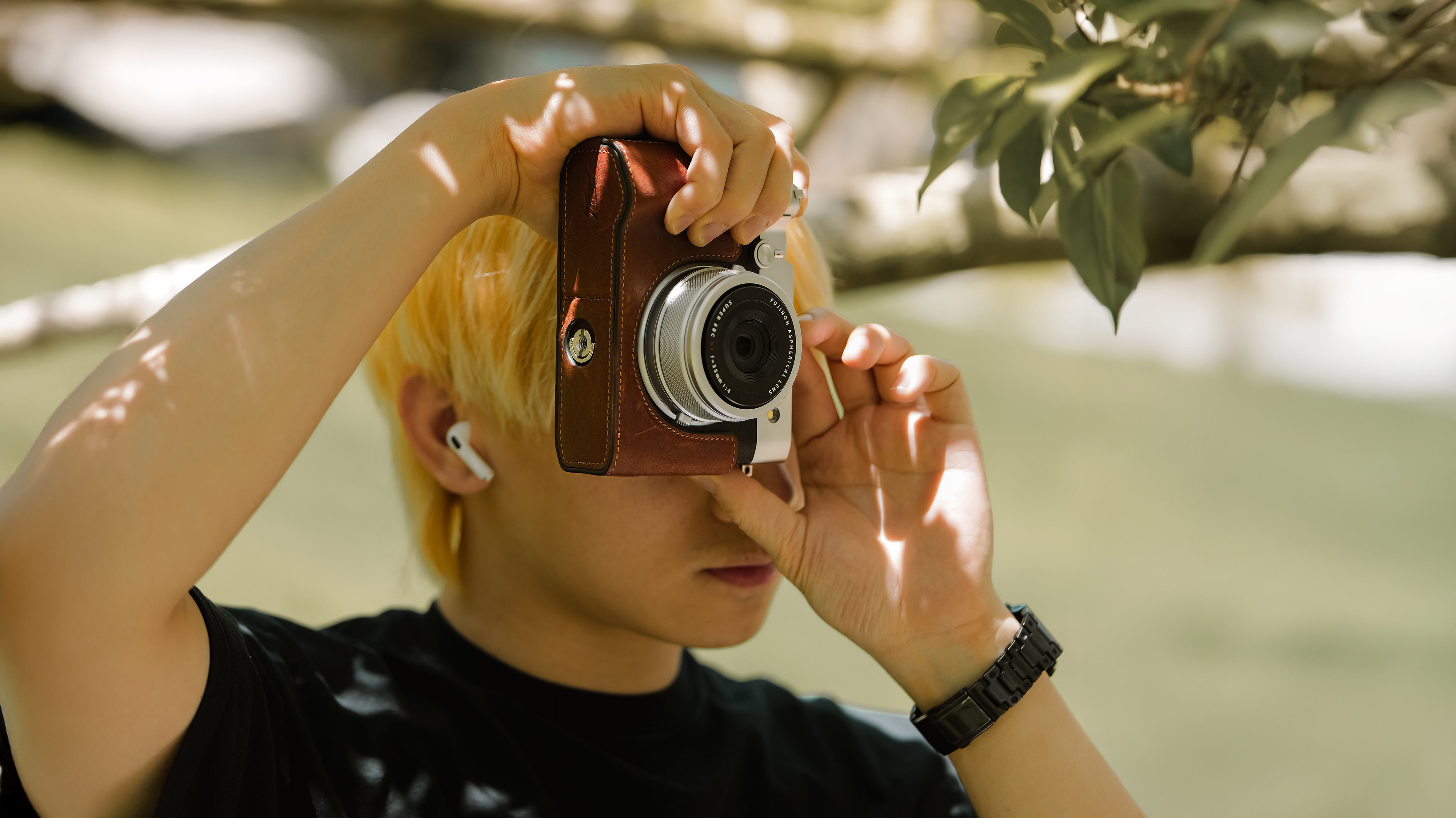 Tilta Leather Camera Case for Fujifilm GFX100RF - Brown - 8