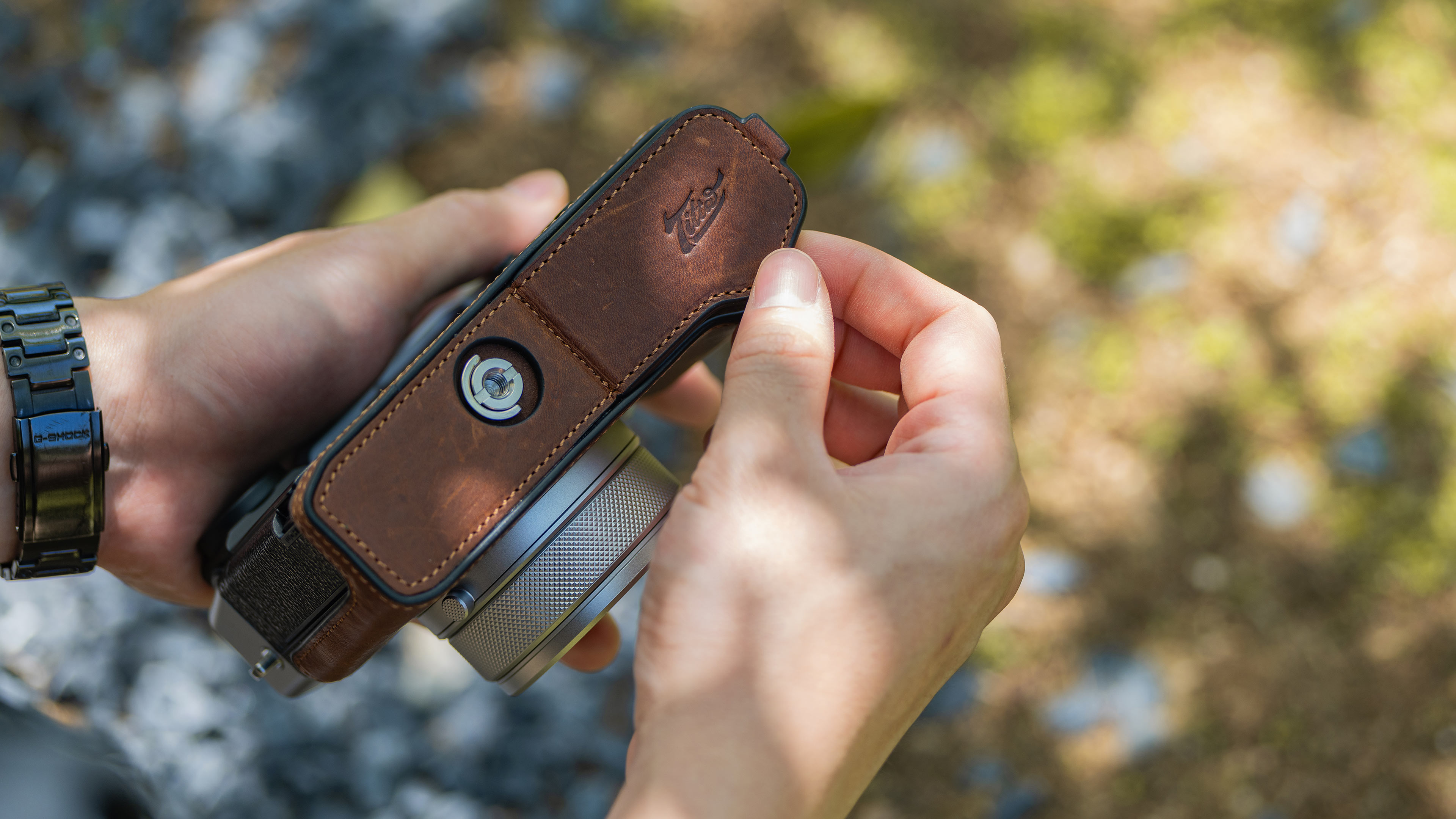 Tilta Leather Camera Case for Fujifilm GFX100RF - Brown - 14