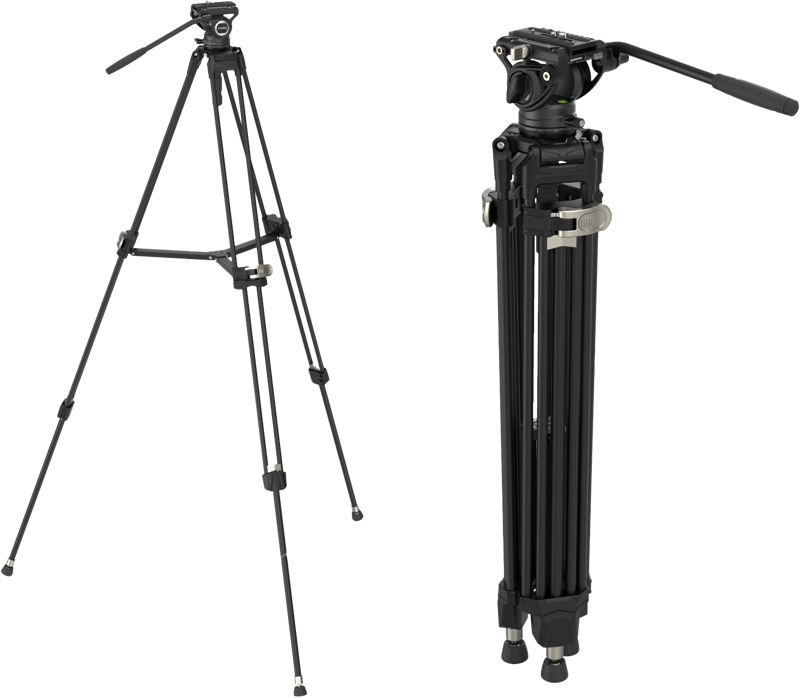 SmallRig 4163 Heavy-Duty Aluminium Video Tripod Kit FreeBlazer AD-80 - 2