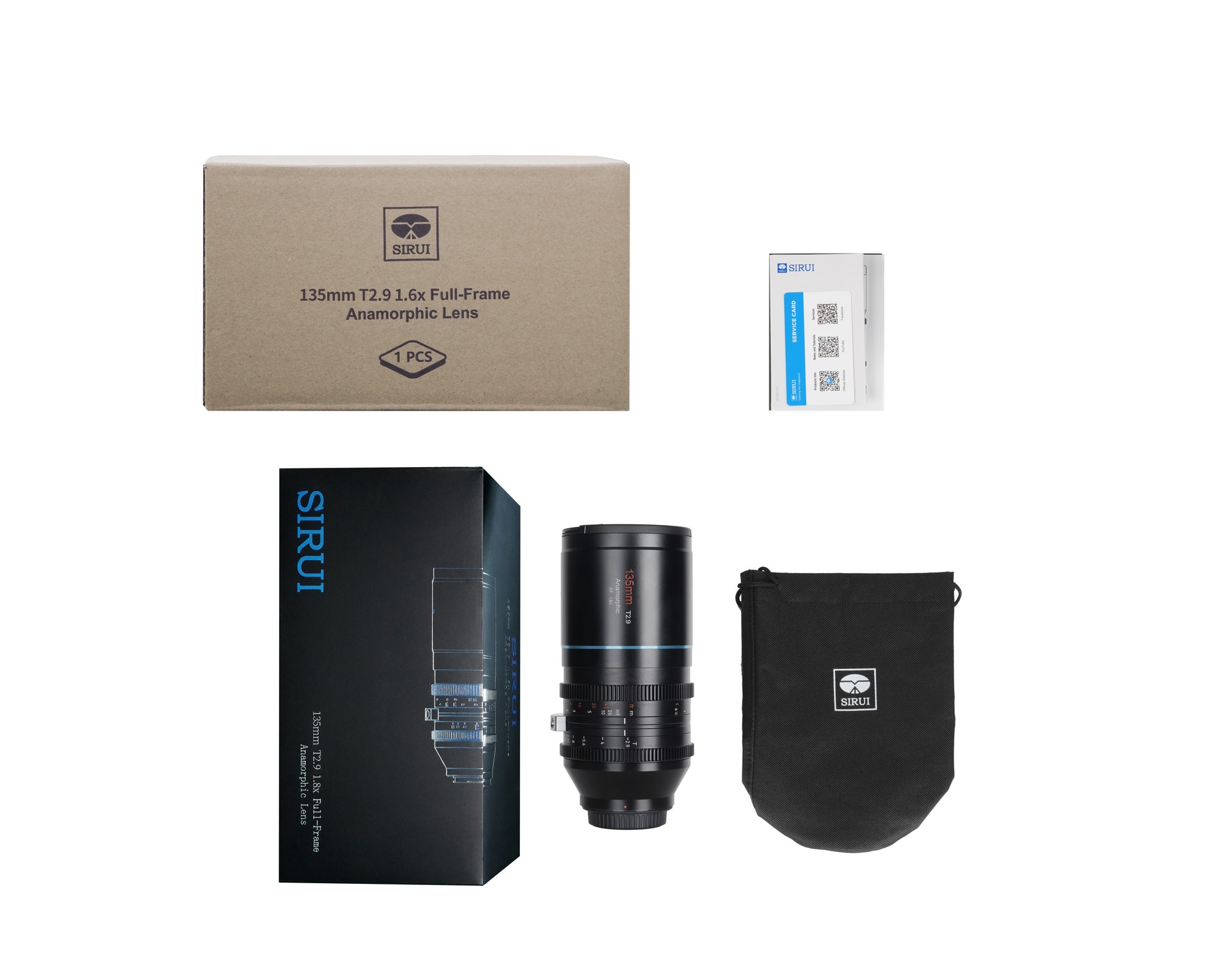 SIRUI Venus 135mm T2.9 1.8x Full-Frame Anamorphic lens(RF mount) – för filmskapare - 7