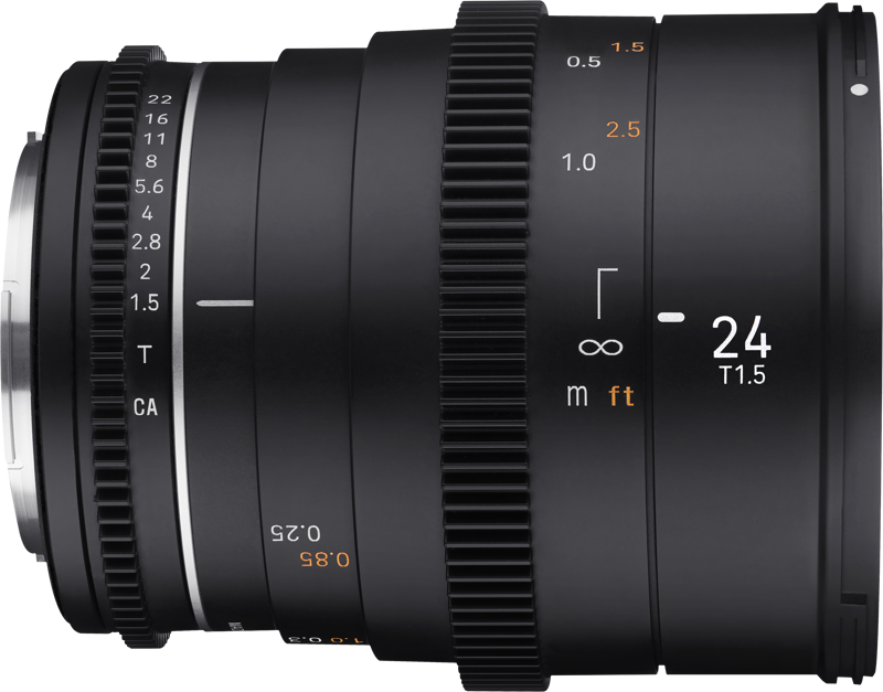 Samyang 24mm T1.5 VDSLR MK2 Canon RF - 5