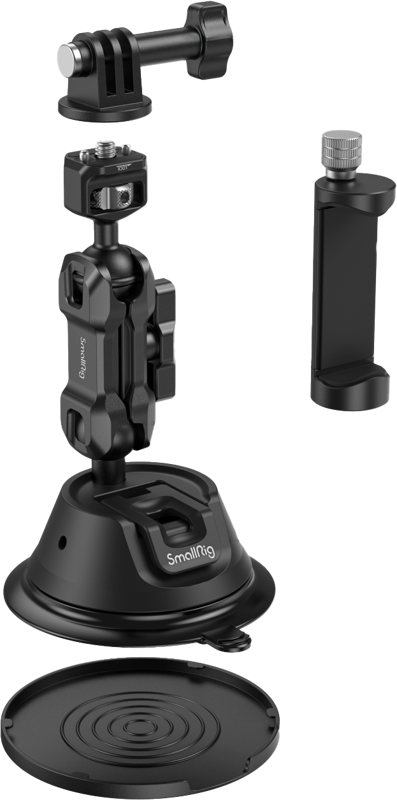 SmallRig 4275 Portable Suction Cup Mount Support Kit for Action Cameras / Mobile Phones SC-1K - 3