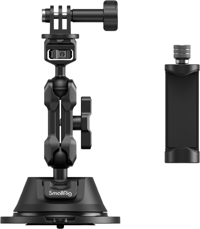SmallRig 4275 Portable Suction Cup Mount Support Kit for Action Cameras / Mobile Phones SC-1K - 2