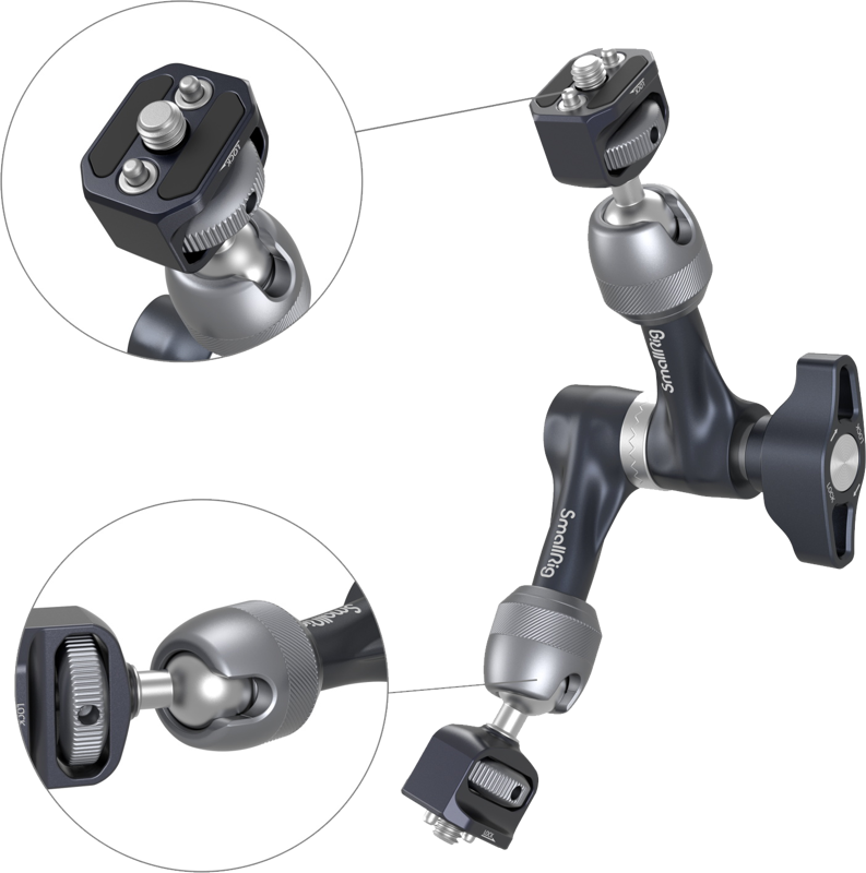 SmallRig 4194 Magic Arm wit Rosette Gear 7" - 3