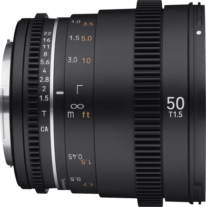 Samyang 50mm T1.5 VDSLR MK2 Canon RF - 5