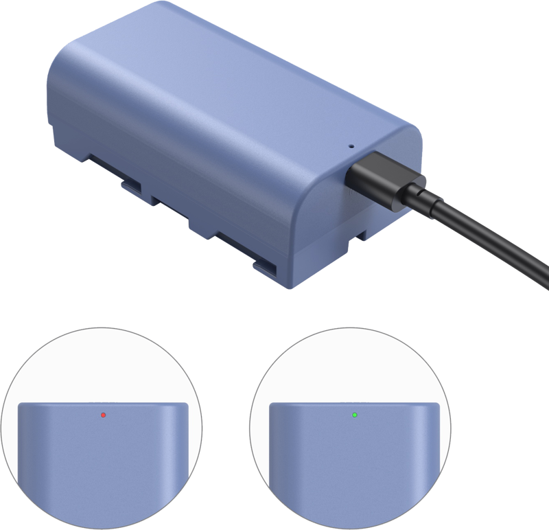 SmallRig 4331 Camera Battery USB-C Rechargable NP-F550 - 5